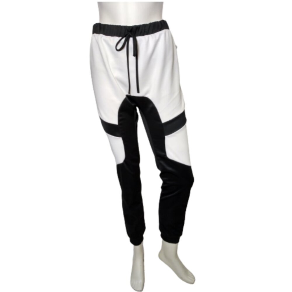 Women Black/White Running Pants